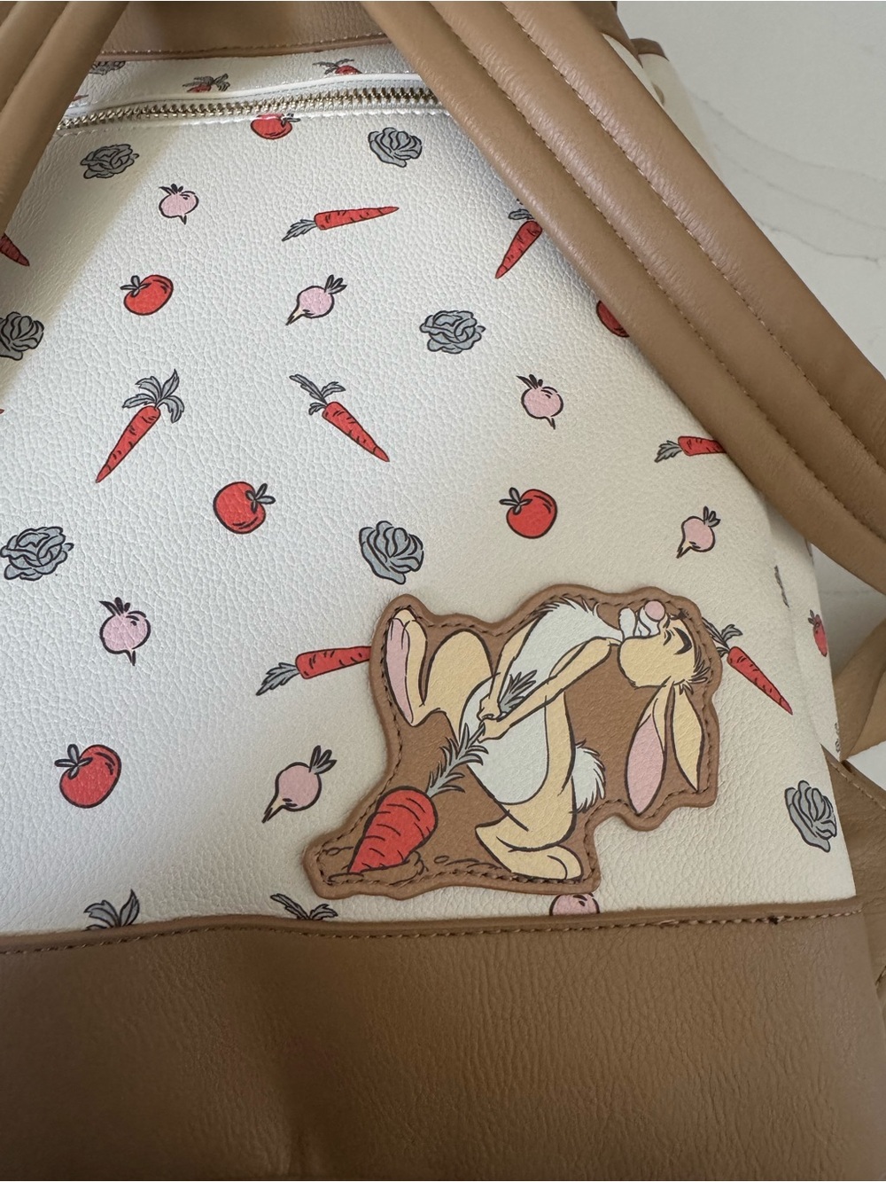 NWT Disney BoxedLunch Winnie The Pooh Veggies Allover Print Mini Backpack - Picture 12 of 13